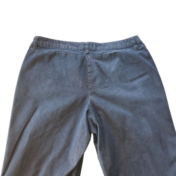 Coldwater Creek Jeans Size L17 Dark Denim Straight Leg Natural Fit 36" Waist - Picture 6 of 7